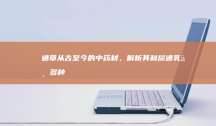 通草：从古至今的中药材，解析其利尿通乳与多种保健作用